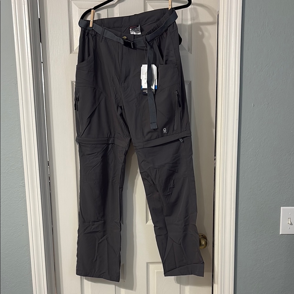 Women's Gray Convertible Hiking Pants